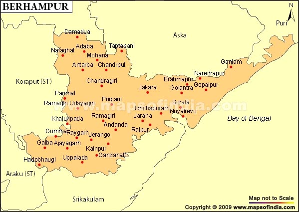 Berhampur of Orissa